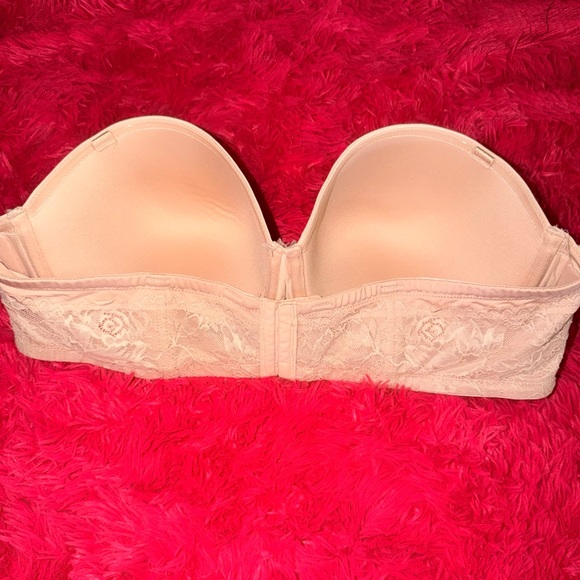 Torrid Push Up Strapless Beige Bra With Lace-
Size 46D - Picture 5 of 11